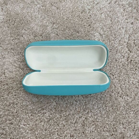 Kate Spade Tiffany Blue Eye Glasses Case - Picture 2 of 8